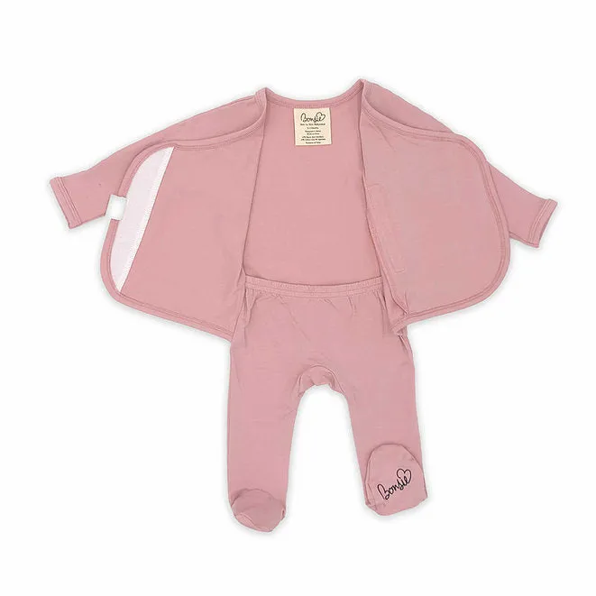 Footed Romper - Peony