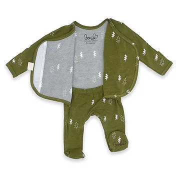 Footed Romper - Pine