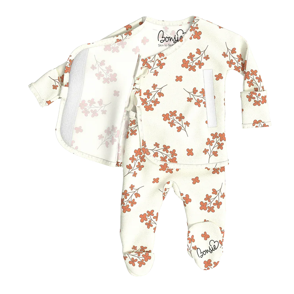 Footed Romper - Posy