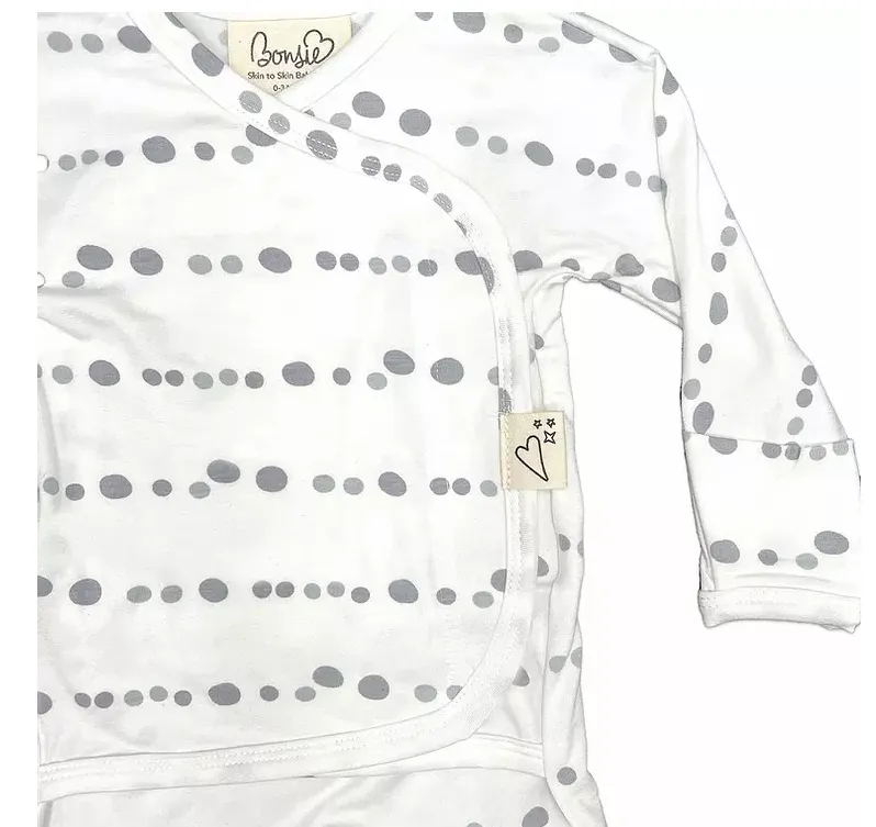 Footed Romper - Skipping Stones