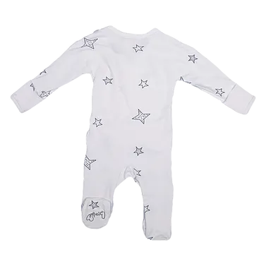 Footed Romper - Stars