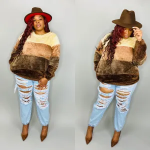 Fuzzed Sweater (Reg & Plus)