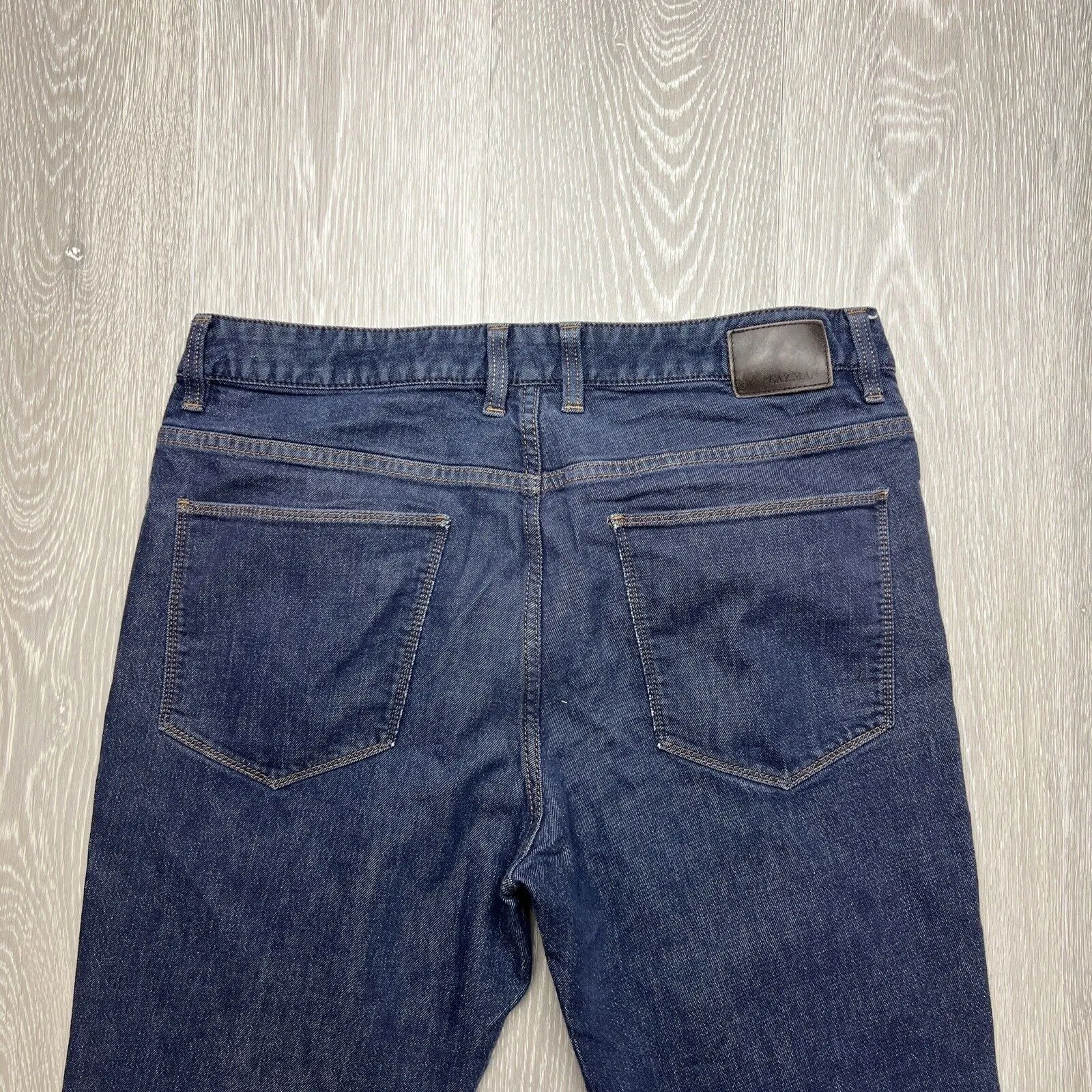 Gazman Mens Modern Fit Blue Denim Jeans Size 34
