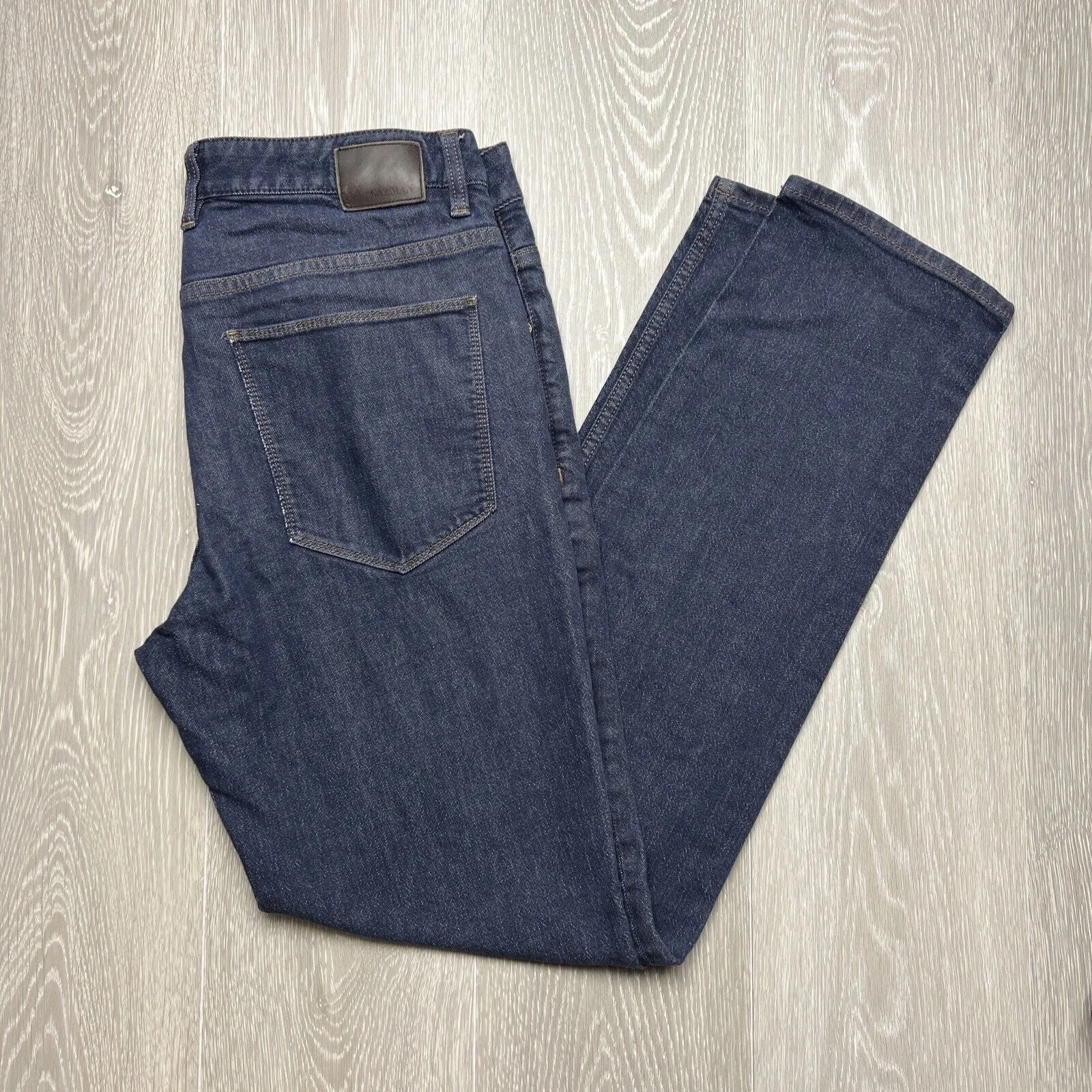 Gazman Mens Modern Fit Blue Denim Jeans Size 34