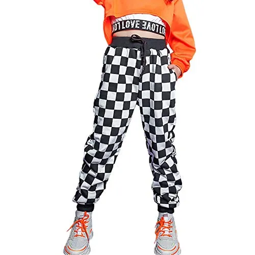 Girls' Sweatpants Loose Drawstring Active Jogger Pants
