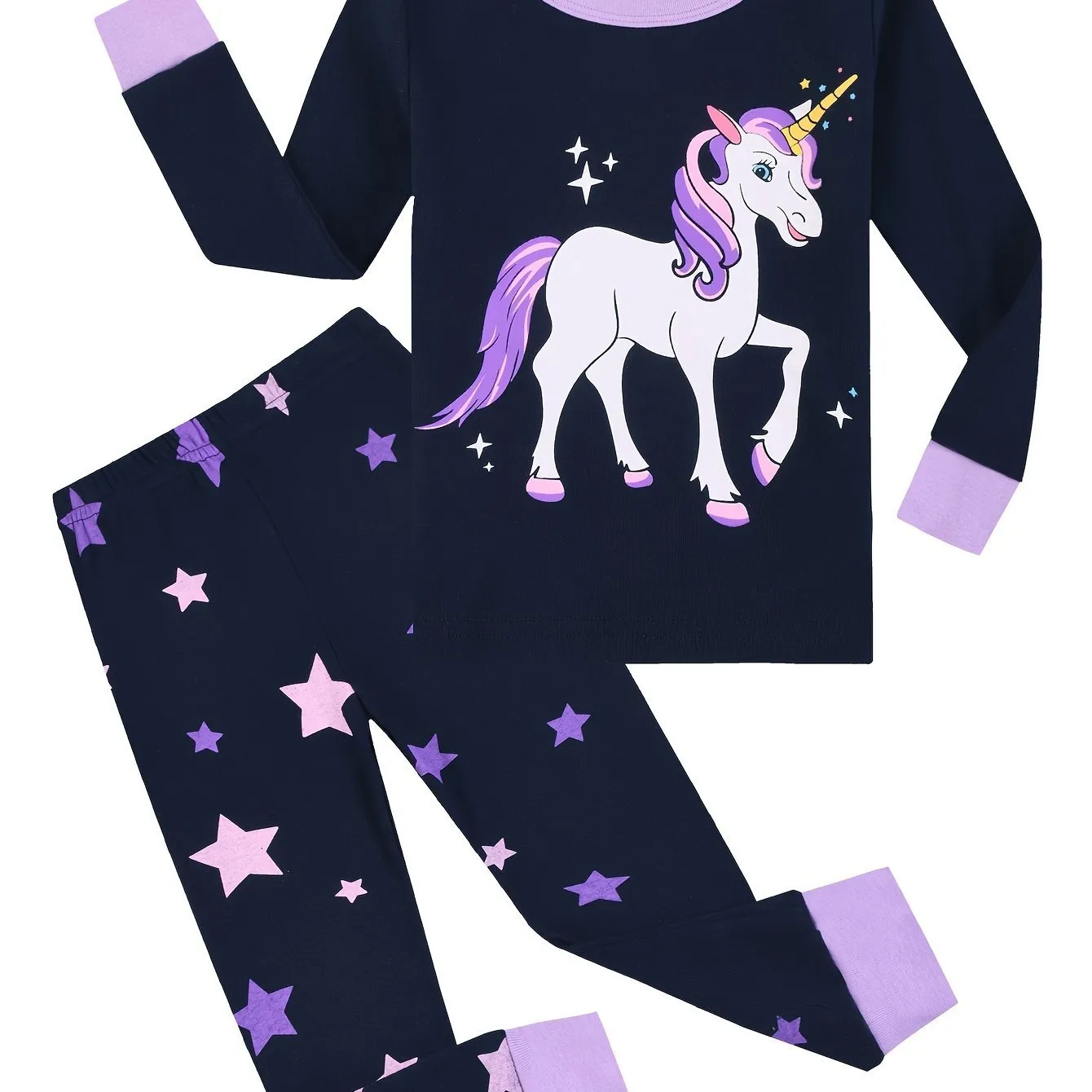 Girls Unicorn Pajama Set - Soft & Cozy Sleepwear for Kids | Cute Unicorn Nightwear