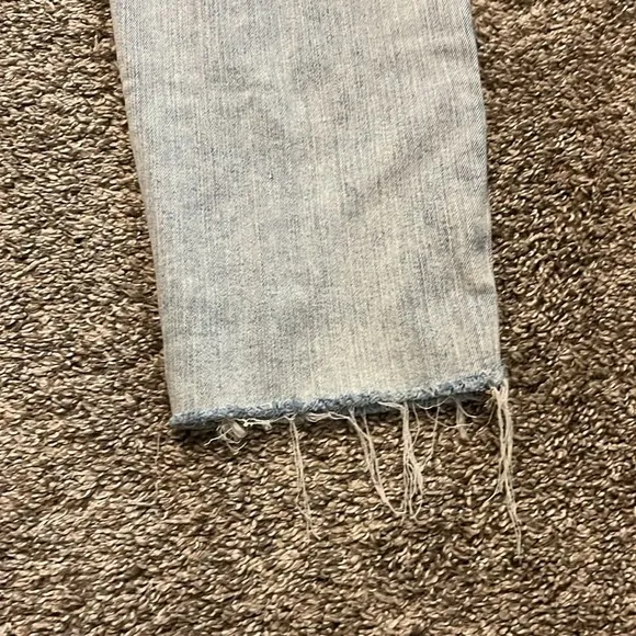 Good American Light Wash Good Waist Cropped Women’s Jeans Size 22