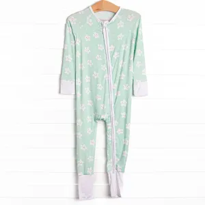 Goodnight Star Bamboo Zippy Pajama, Green
