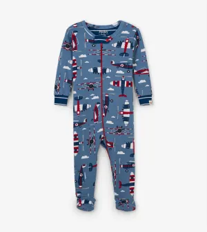 Hatley Organic Cotton Planes Coveralls