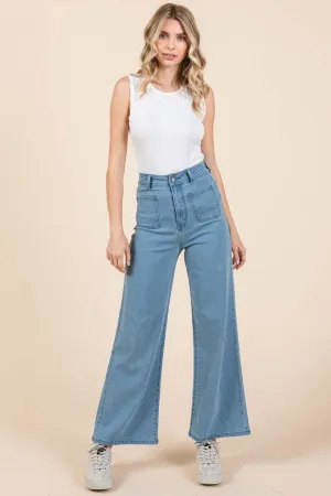 High Waist Wide Leg Jeans – Modern Flare Denim