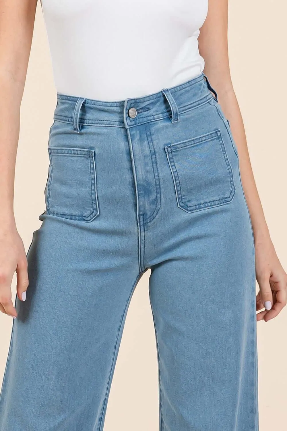 High Waist Wide Leg Jeans – Modern Flare Denim