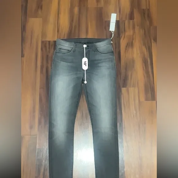 Hudson Jeans Women's Size 27 Black/Gray Denim Blair Super Skinny