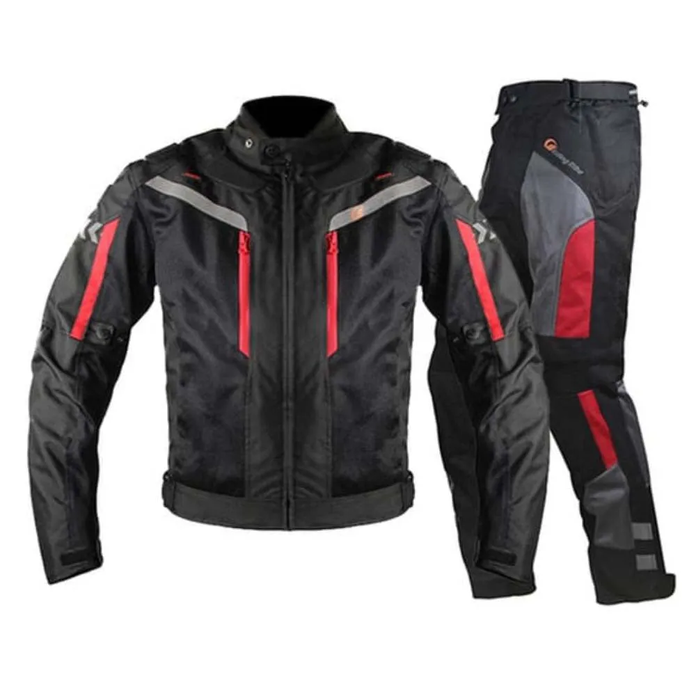 Jacket Pants Waterproof Full Season Riding Suit Safety Visibility Protective Racing Clothing Rider Racing Suit