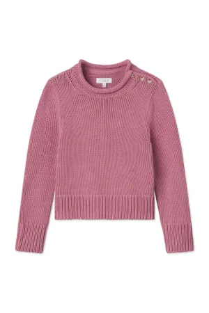 Jane Cotton Sweater in Light Camellia
