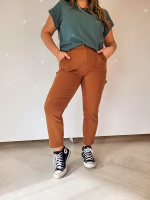 Judy Blue Brown Utility Jeans