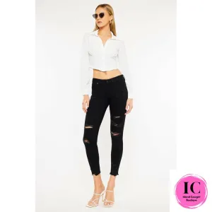 KanCan: Worth It Black Skinny Jeans