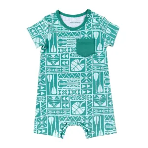 Kapa Kulture Shortie Bamboo Romper: 6-12M