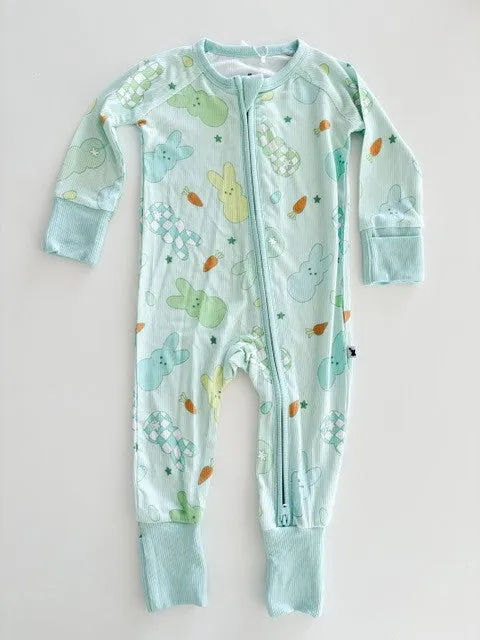 Kiki   Lulu For Peeps Sake Ribbed Convertible Footie