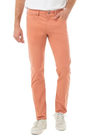 Kingston Modern Slim Straight Peach Colored Twill - Inferno