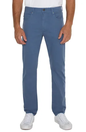 Kingston Modern Straight Peach Colored Twill - Coronet Blue