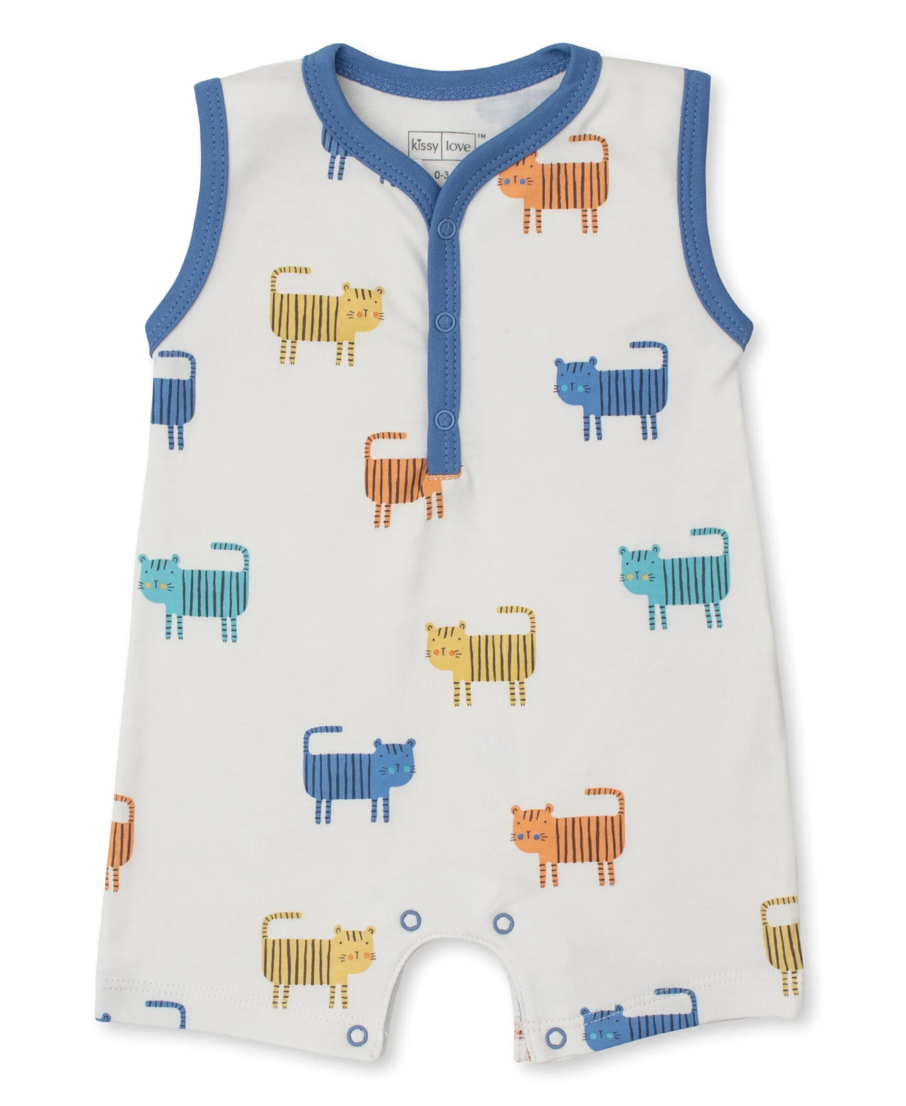 Kissy Kissy Little Tigers Playsuit - Multi Colour