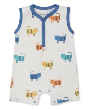 Kissy Kissy Little Tigers Playsuit - Multi Colour