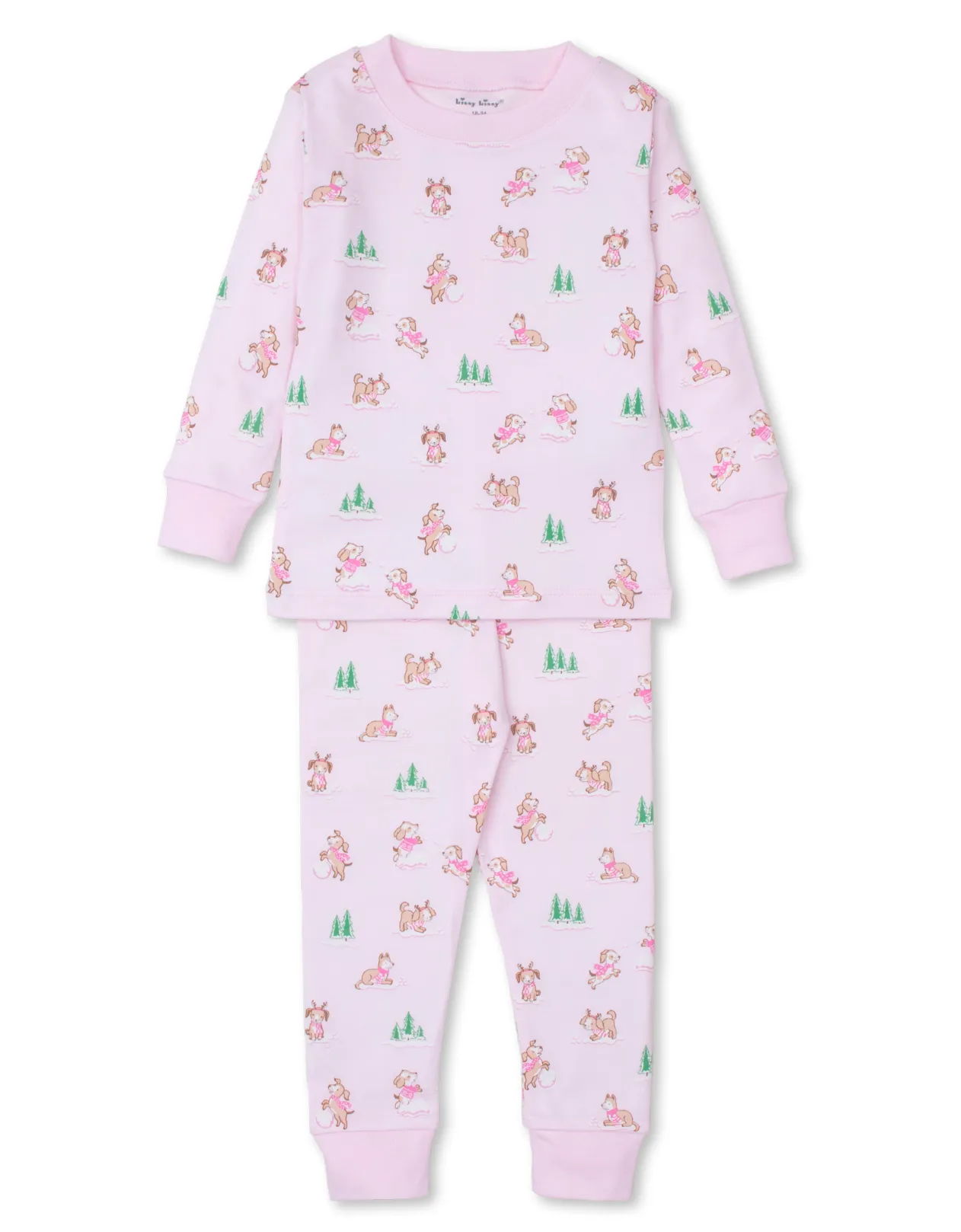 Kissy Kissy Pink Puppy Pajamas