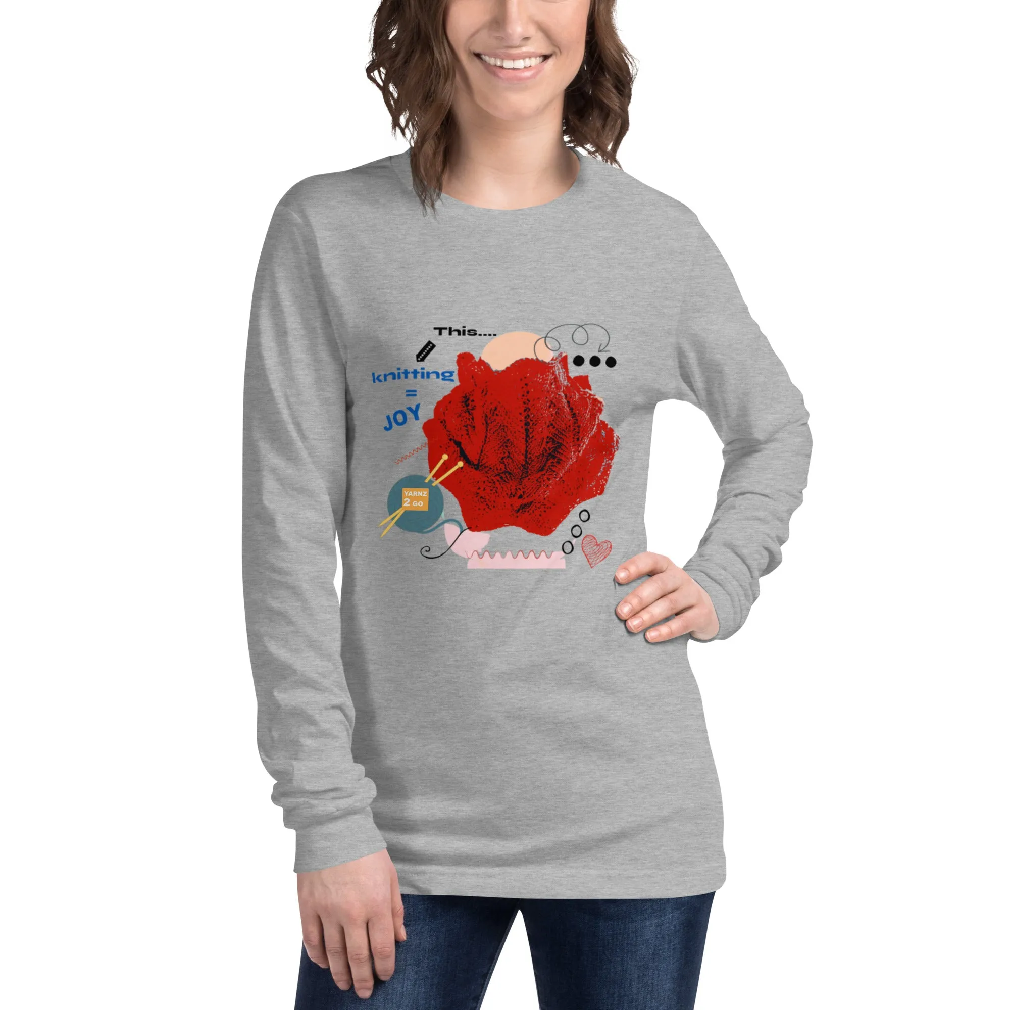 Knitting joy, a long sleeve tee