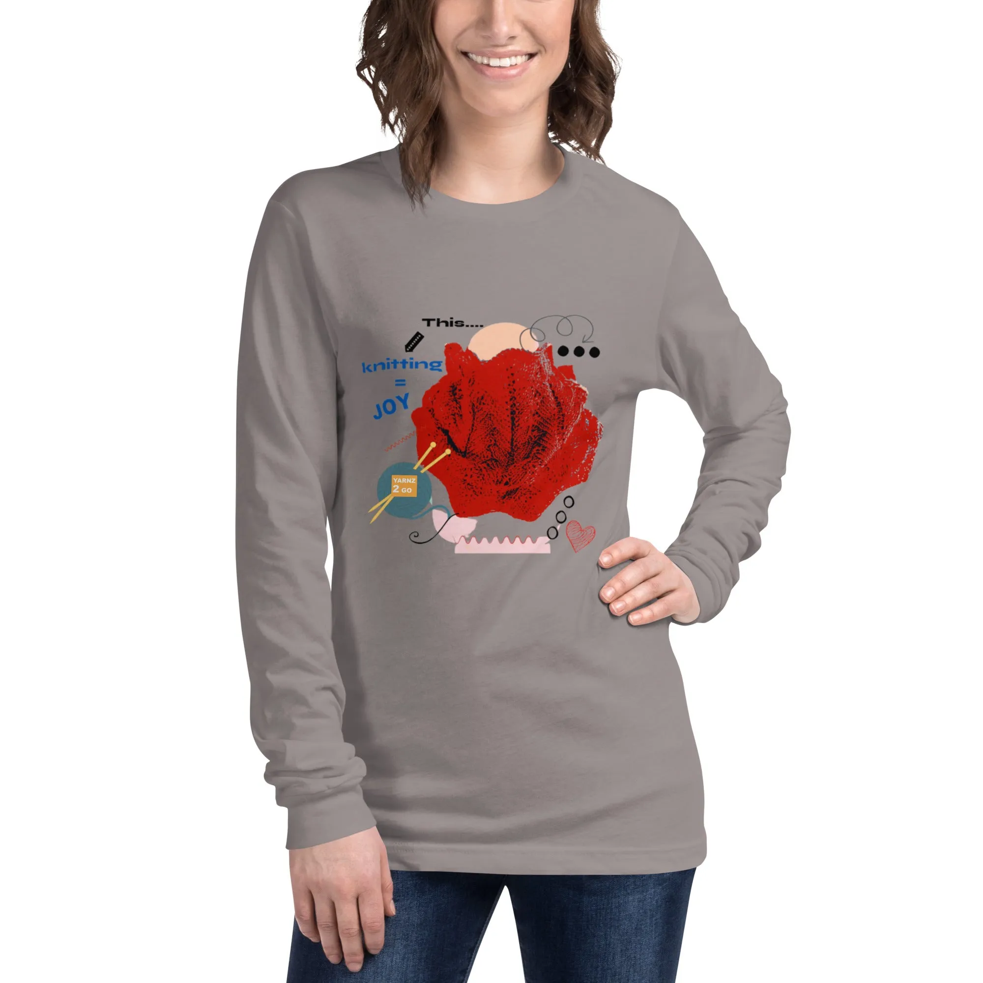 Knitting joy, a long sleeve tee