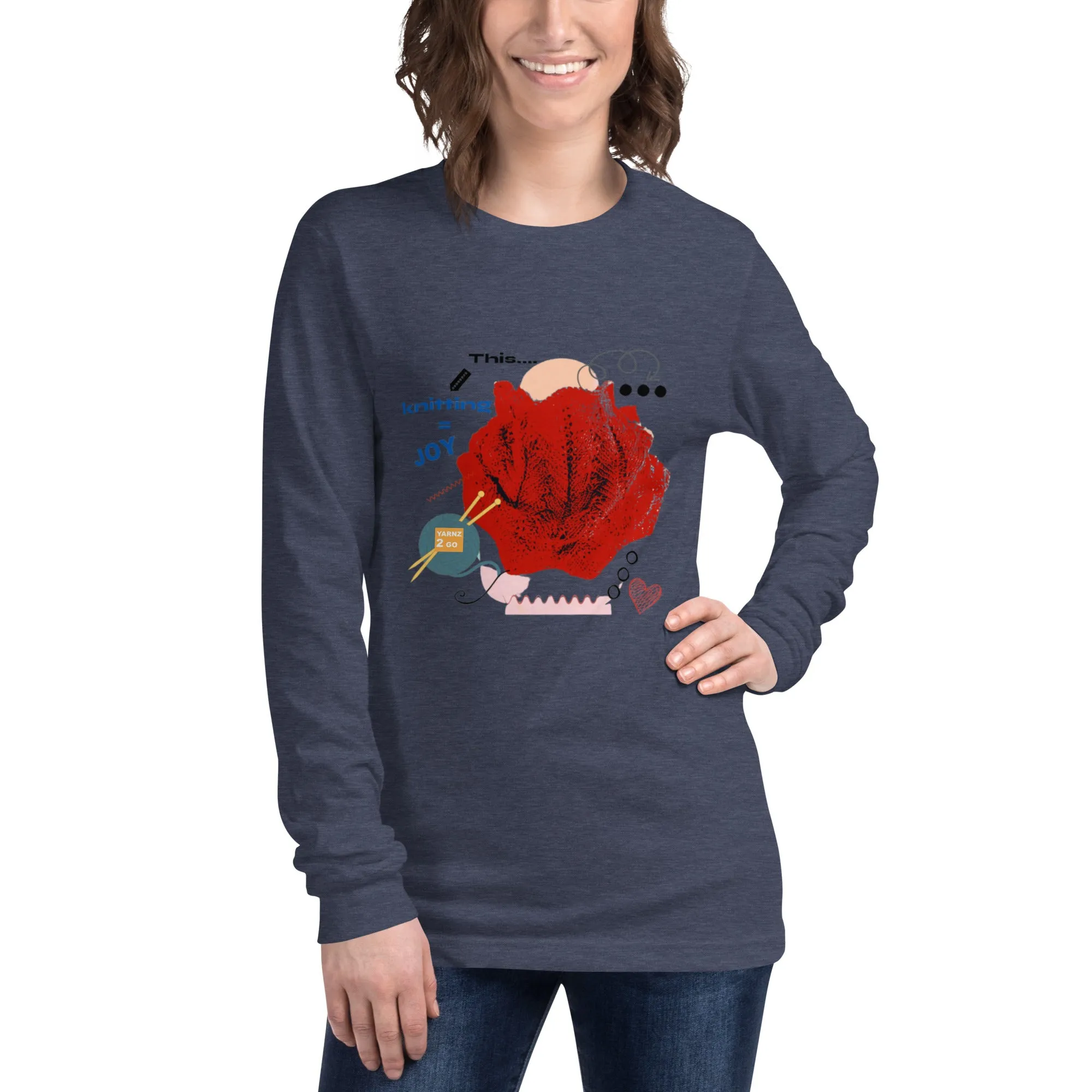 Knitting joy, a long sleeve tee