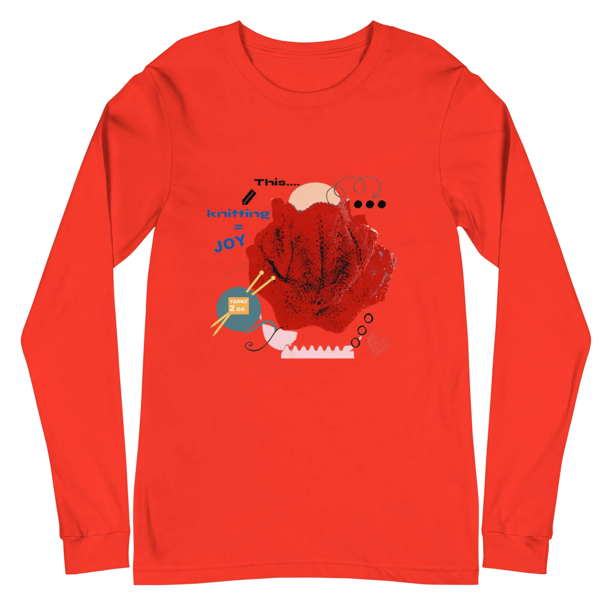 Knitting joy, a long sleeve tee