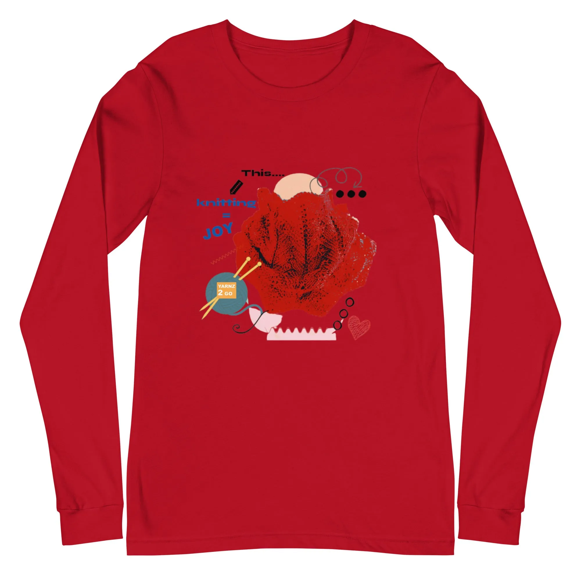 Knitting joy, a long sleeve tee