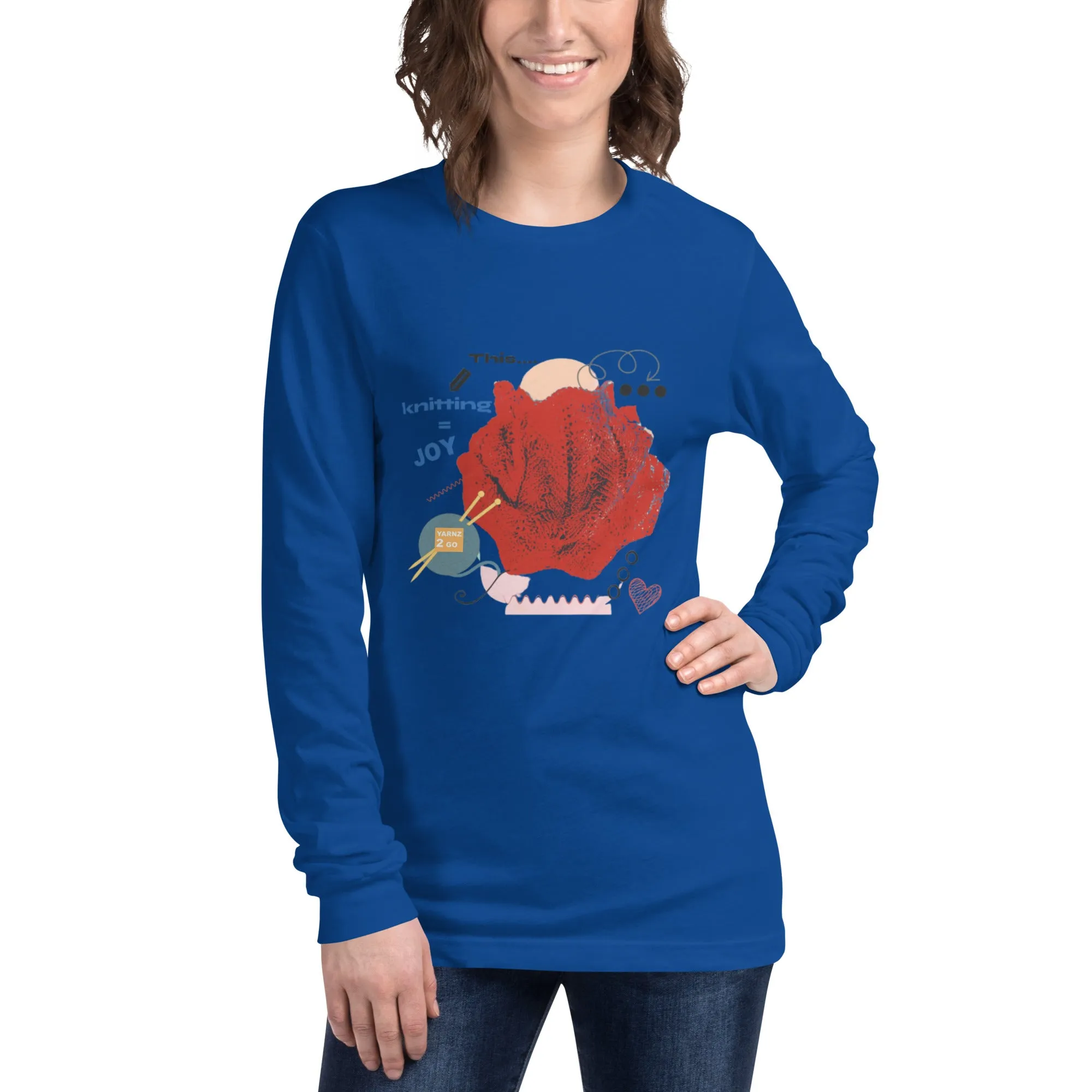 Knitting joy, a long sleeve tee