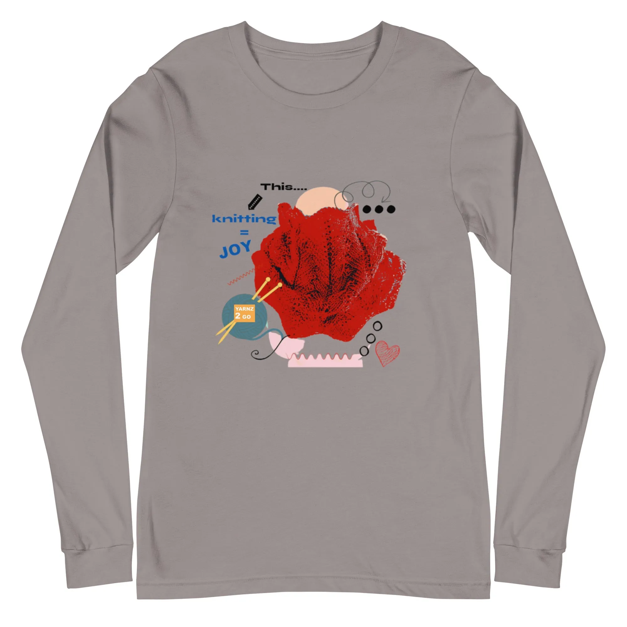 Knitting joy, a long sleeve tee