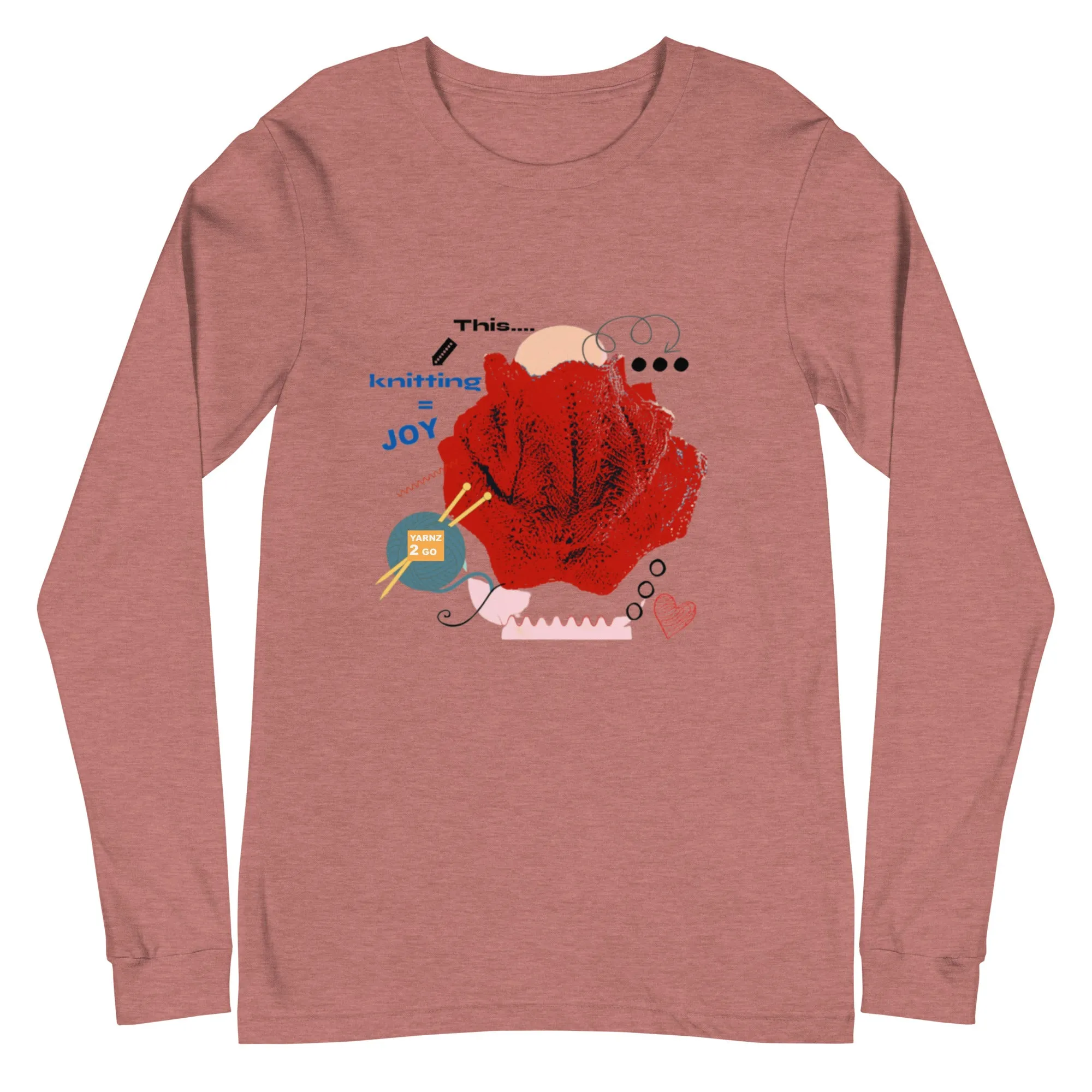 Knitting joy, a long sleeve tee