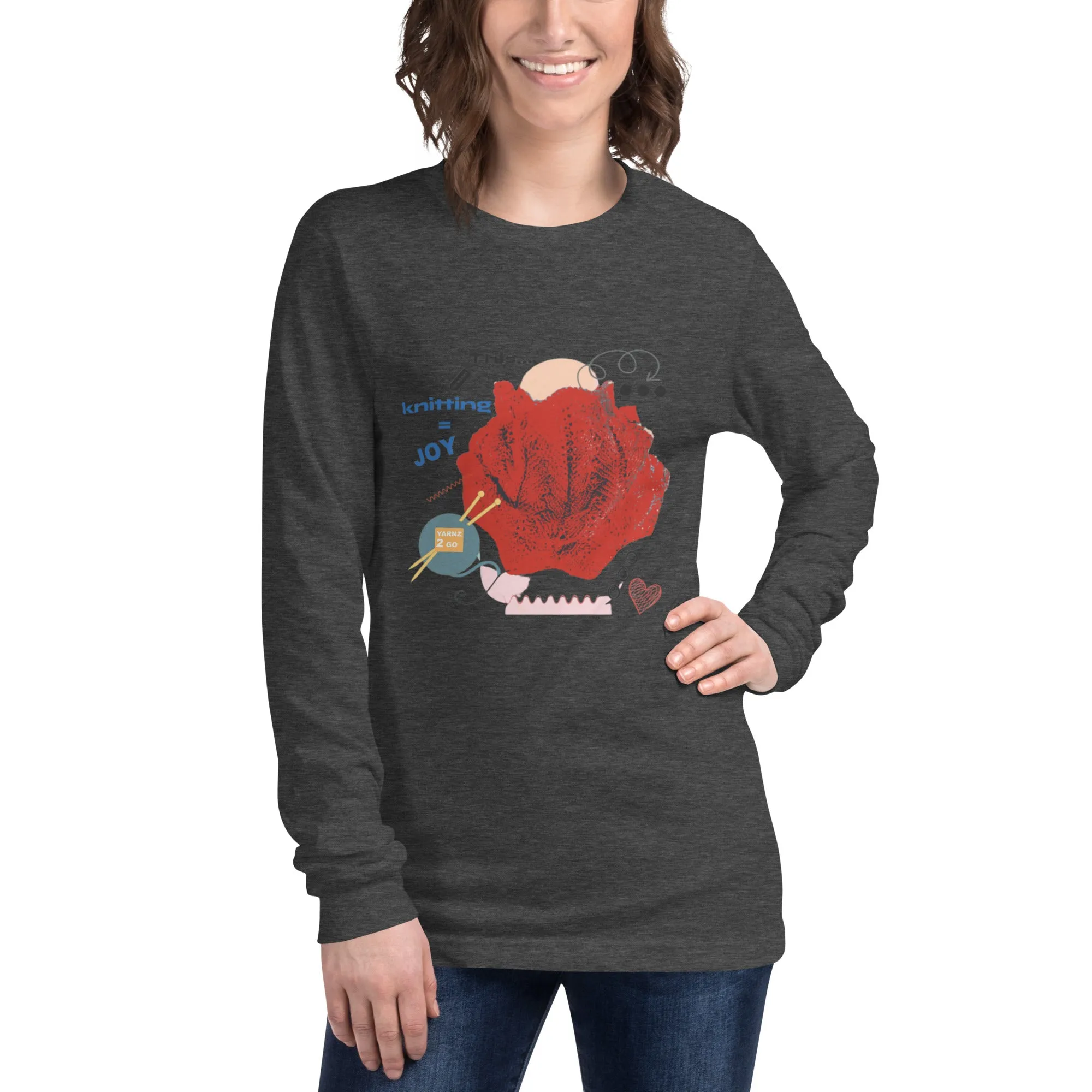 Knitting joy, a long sleeve tee