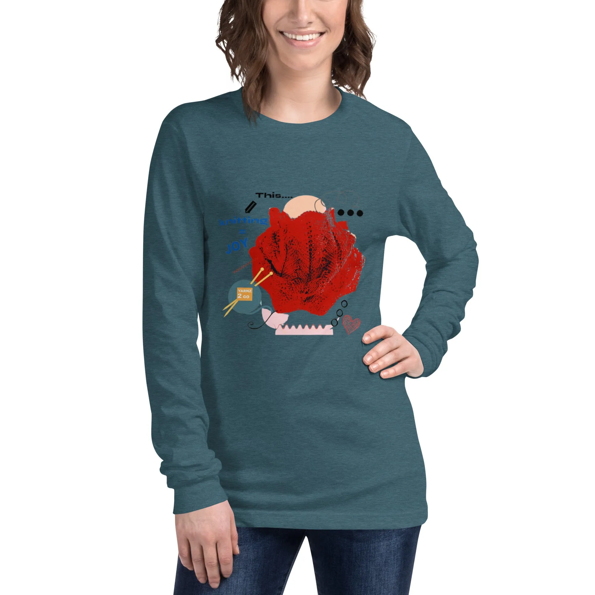 Knitting joy, a long sleeve tee