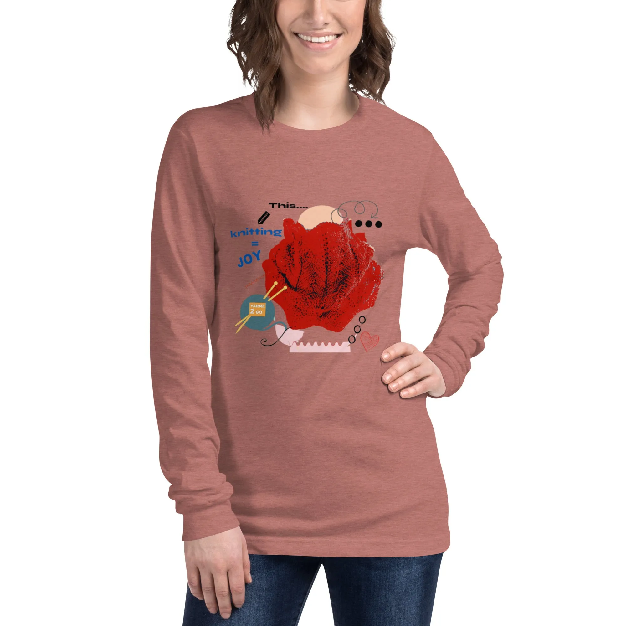 Knitting joy, a long sleeve tee