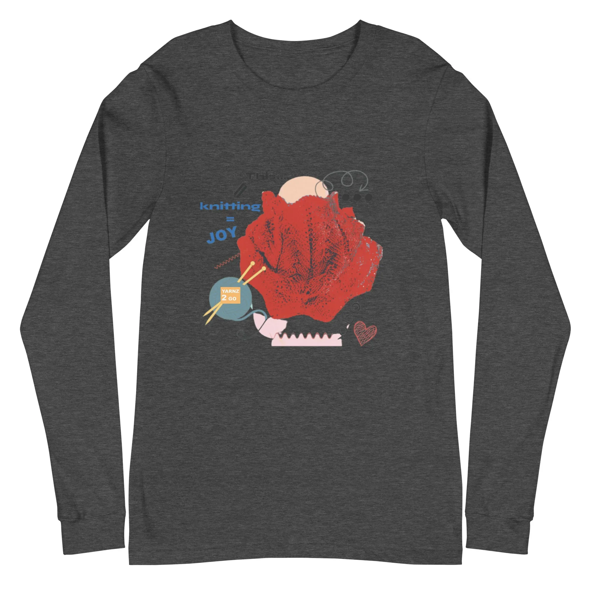 Knitting joy, a long sleeve tee