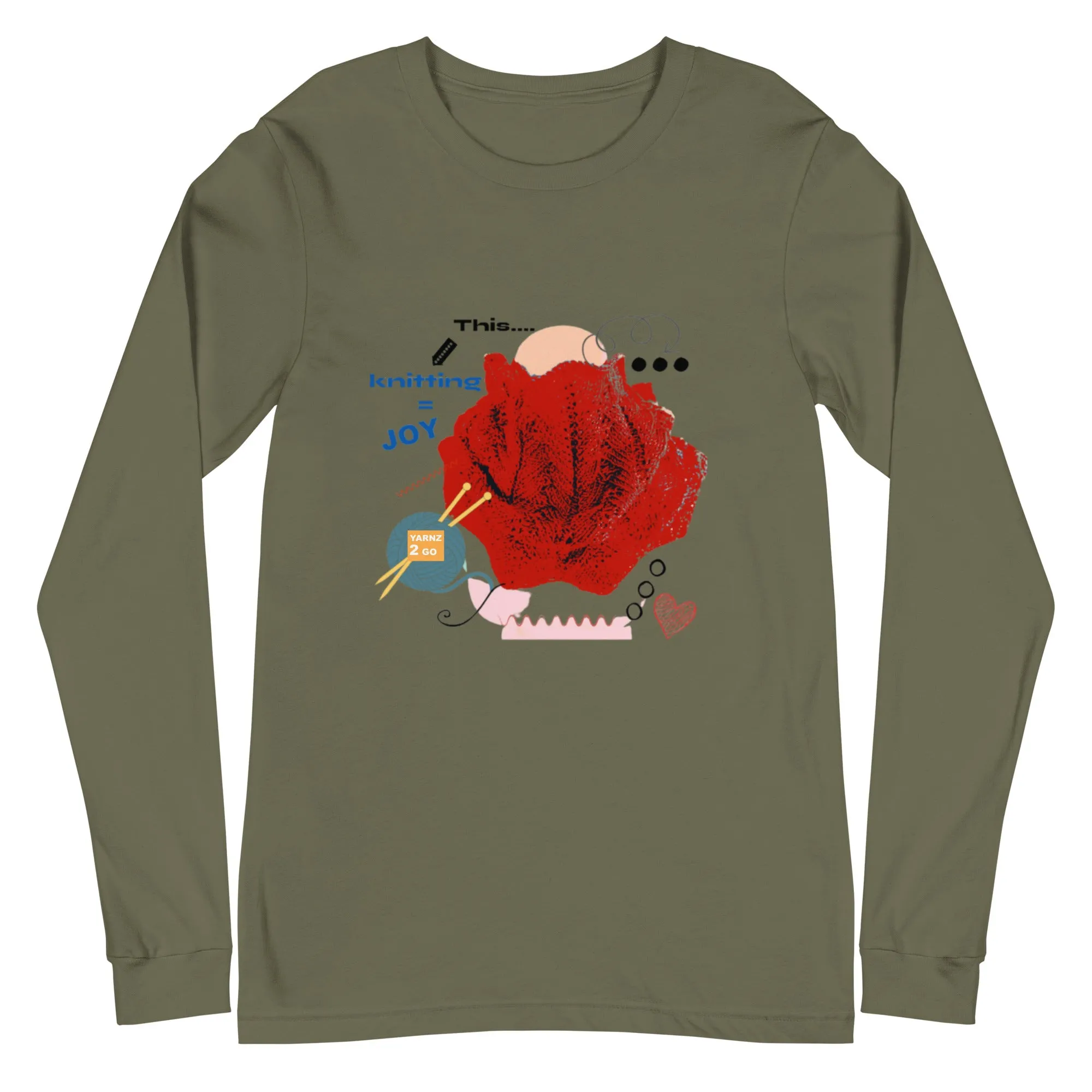 Knitting joy, a long sleeve tee