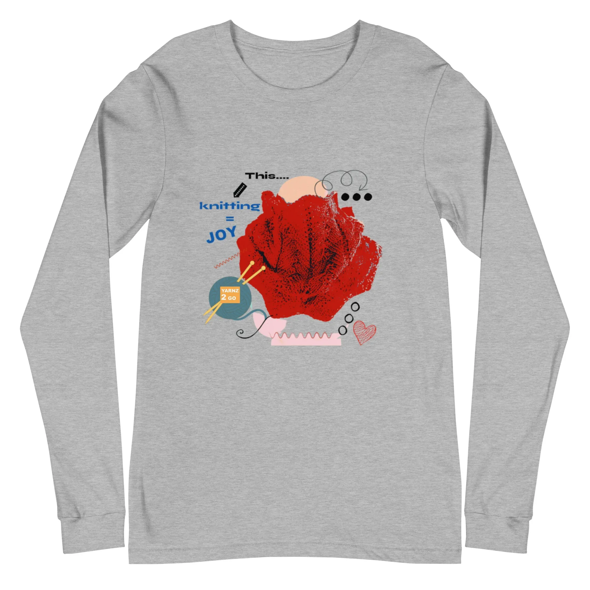 Knitting joy, a long sleeve tee