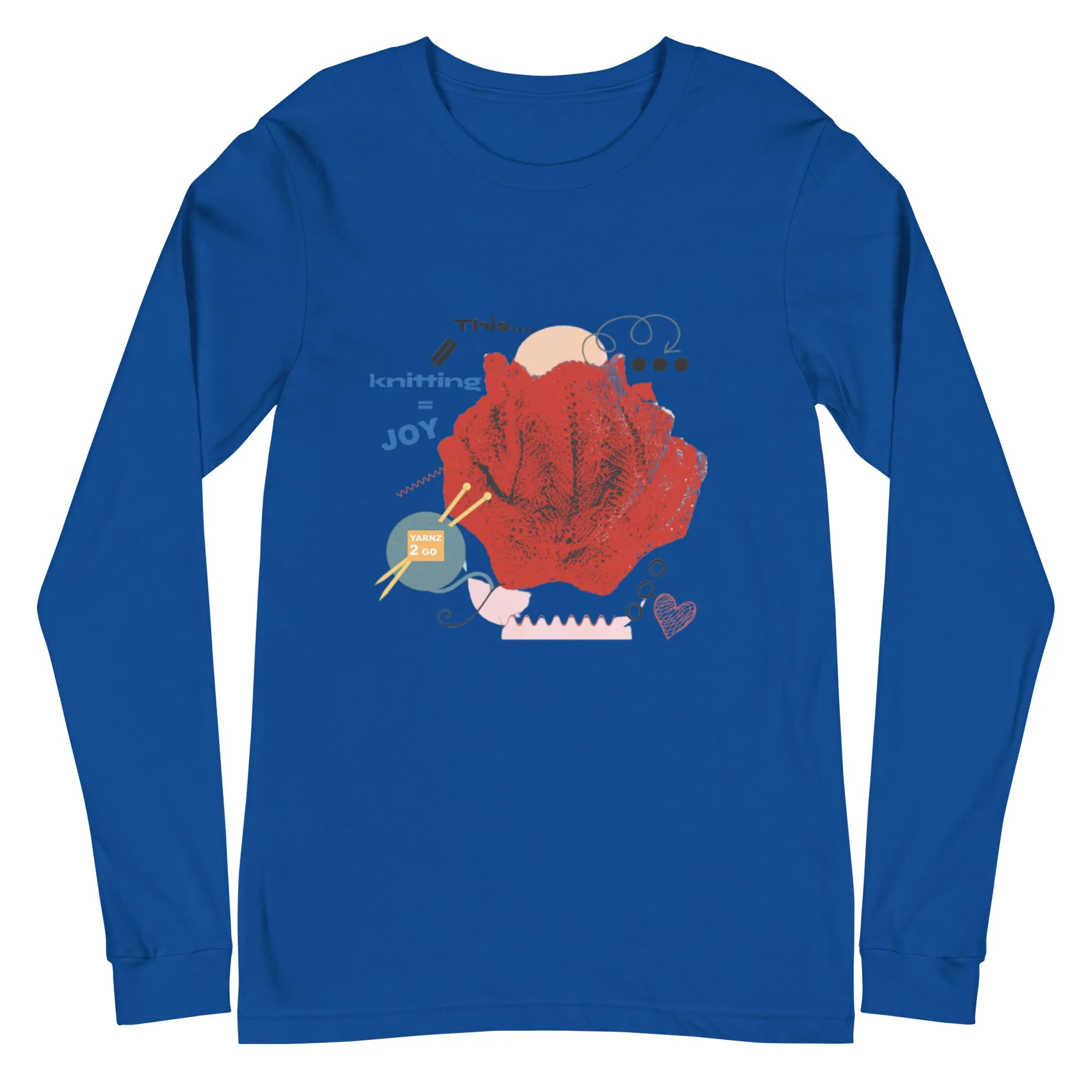 Knitting joy, a long sleeve tee