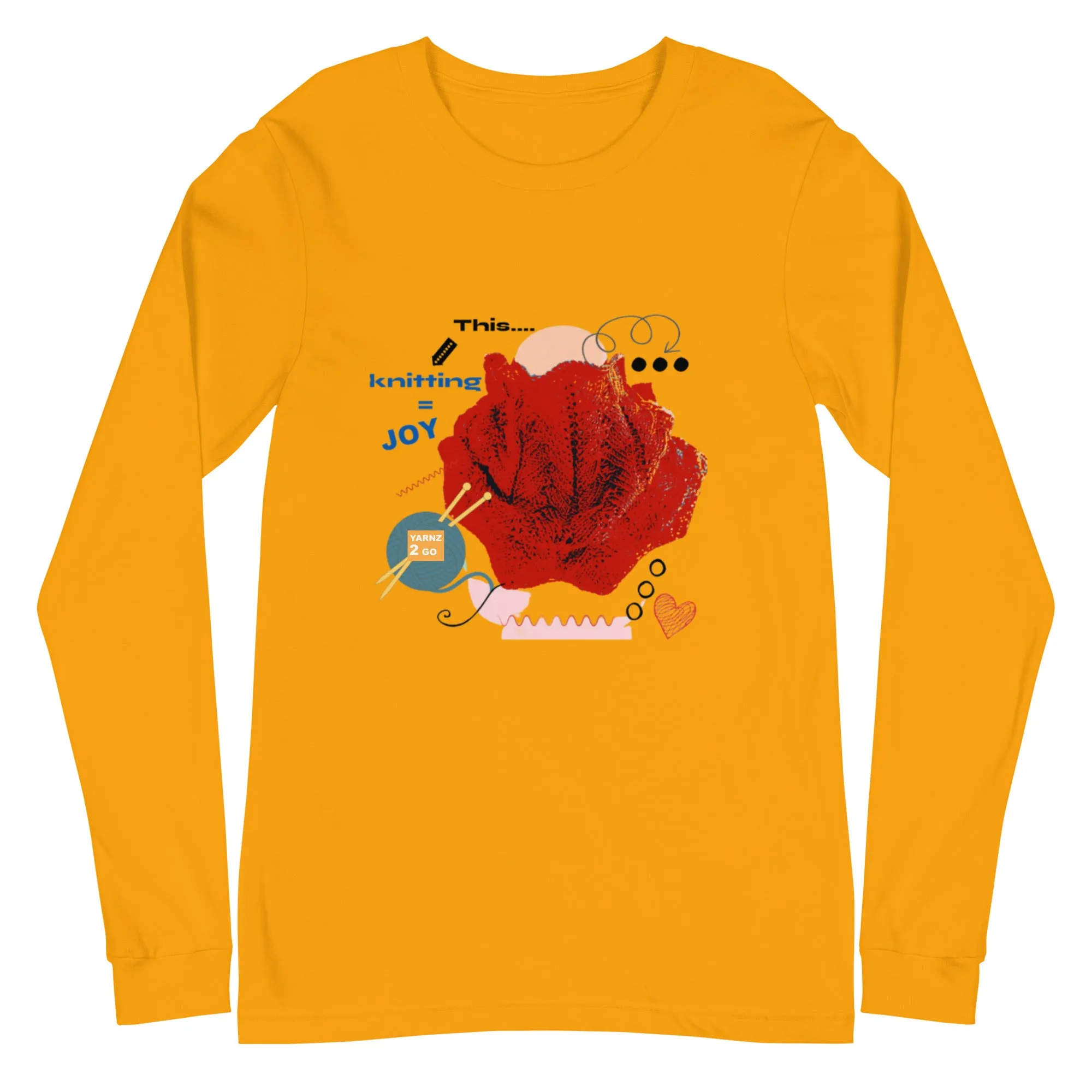 Knitting joy, a long sleeve tee
