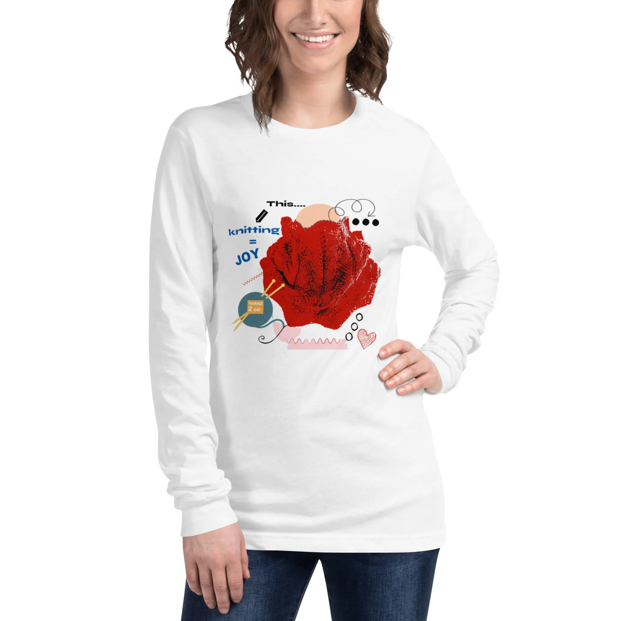 Knitting joy, a long sleeve tee