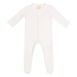 Kyte Baby Snap Footie in Cloud