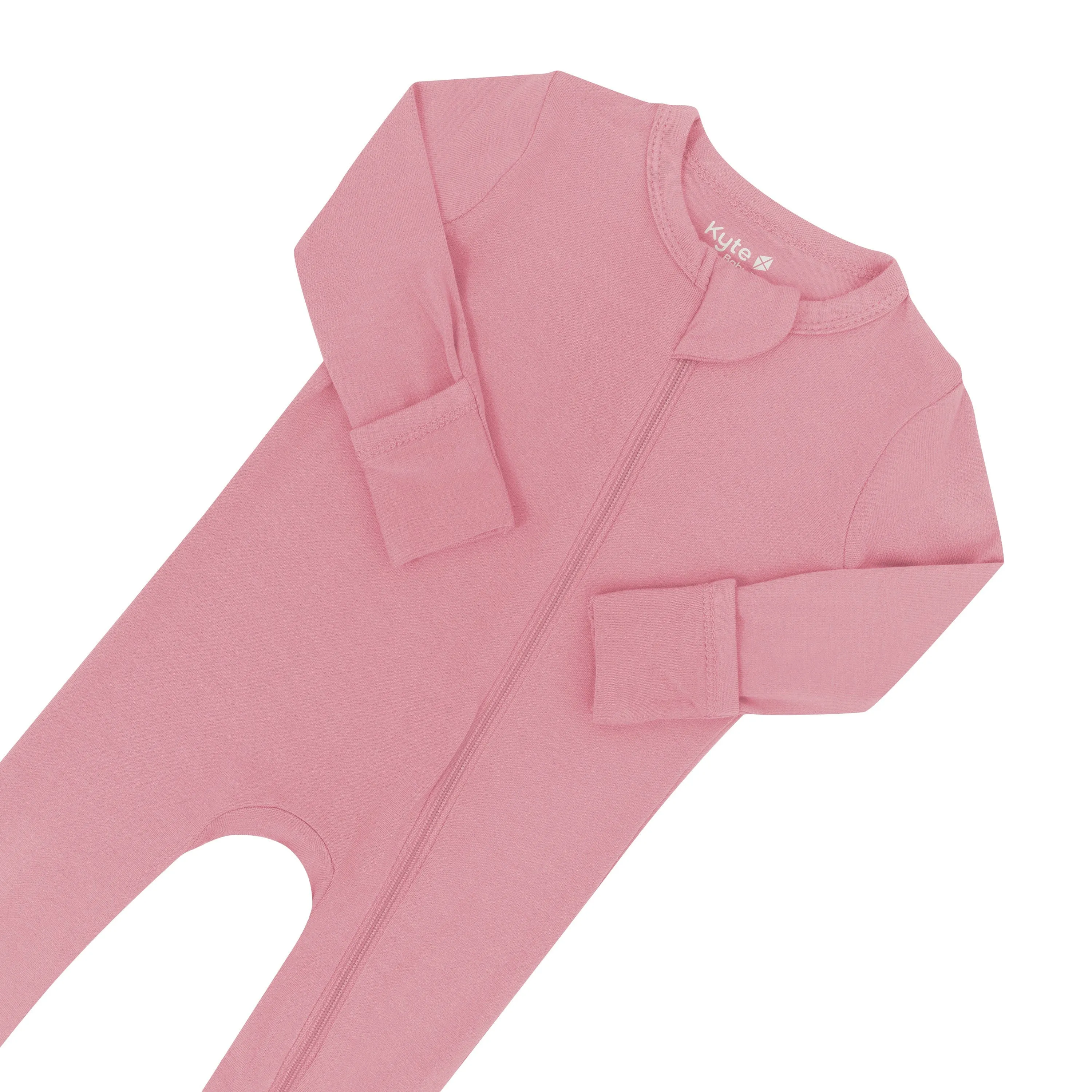 Kyte Baby Zippered Romper - Apple Blossom