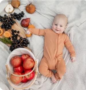 Kyte Baby - Zippered Romper - Apricot