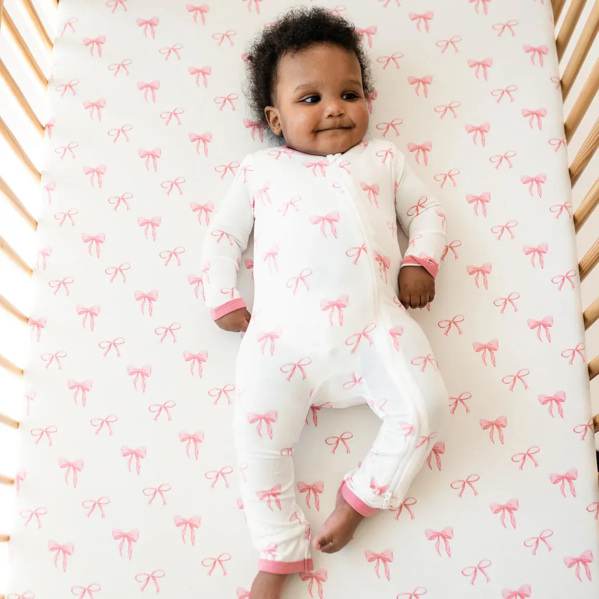 Kyte Baby Zippered Romper - Bow
