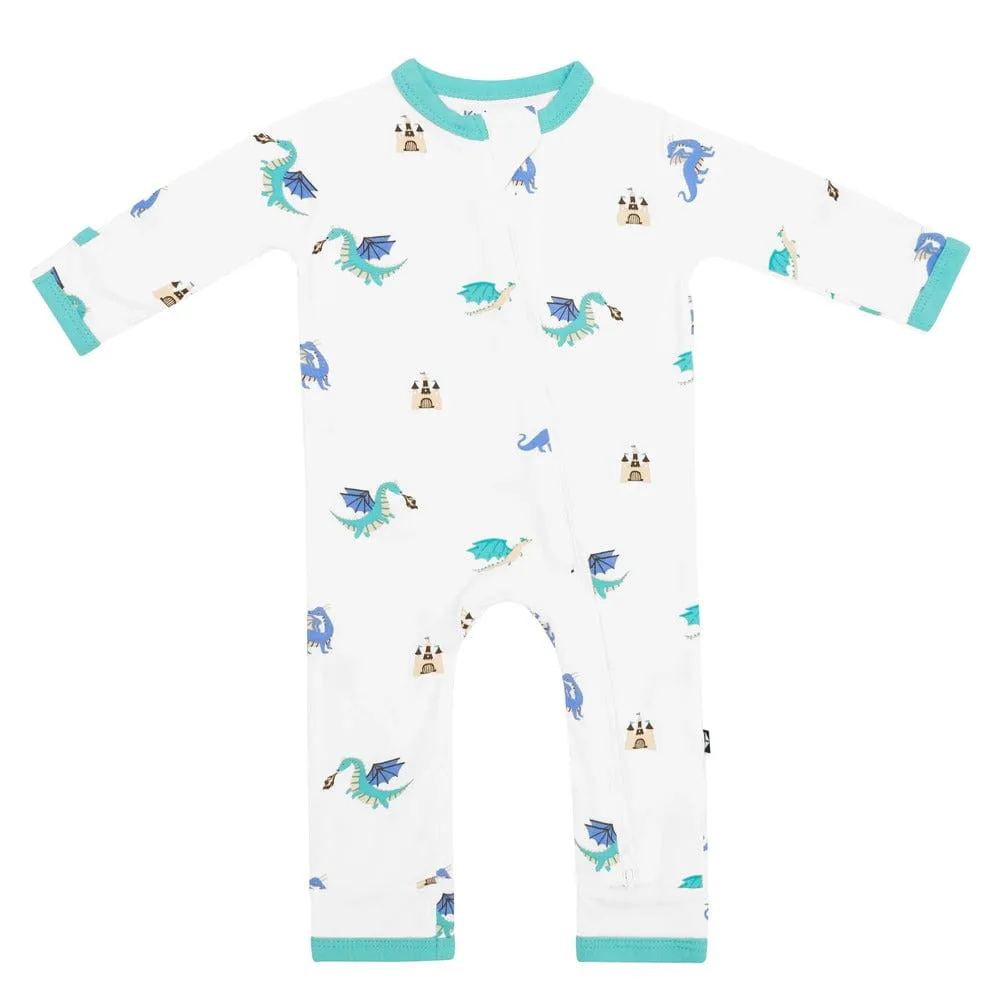 Kyte Baby Zippered Romper - Dragon