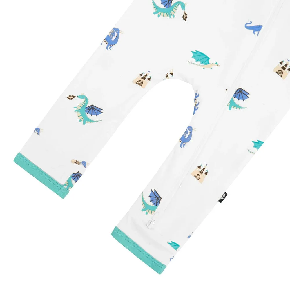 Kyte Baby Zippered Romper - Dragon